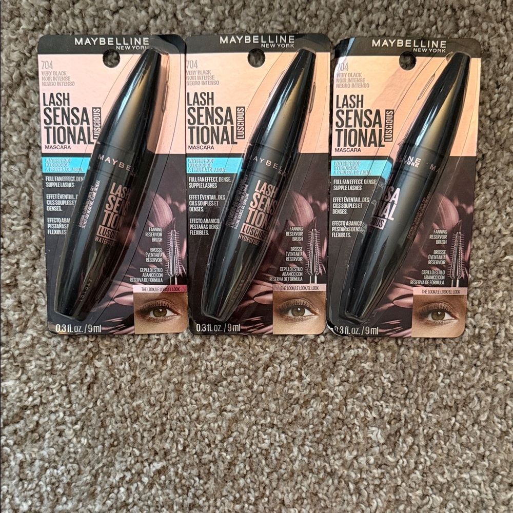Maybelline Lash‎ Sensational Trio - Very Black